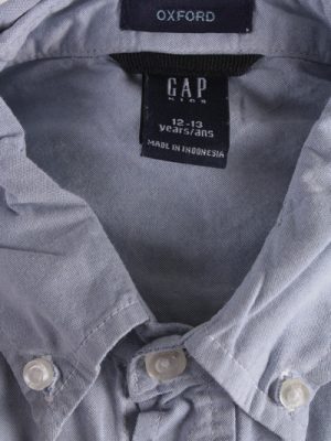 Gap Vintage Long Sleeve Shirt Blue Size 38(12-13y) - SH1675-7157