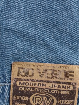 Rio Verde Vintage Denim Jacket Blue Unisex Size L -DJ894-10153