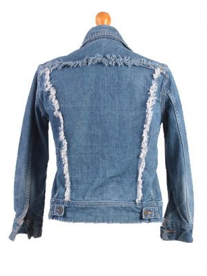 Lee Vintage Denim Jacket Blue Women Casual Size XS / S -DJ966-11823