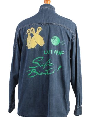 Mustang Jeans Vintage Long Sleeve Shirt Blue Size XL - SH1910-15261