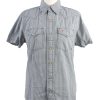 Hollister Vintage Short Sleeve Shirt Navy/Stripes Size S - SH2085-0