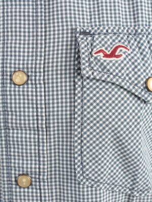 Hollister Vintage Short Sleeve Shirt Navy/Stripes Size S - SH2085-15923