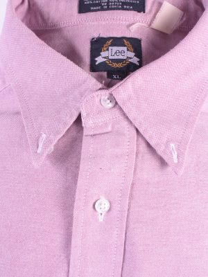 Lee Vintage Long Sleeve Shirt Pink Size XL - SH1942-15416