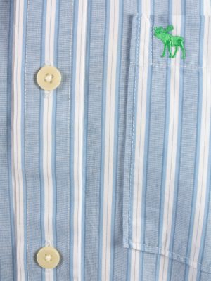 Abercrombie&Fitch Vintage Long Sleeve Shirt Blue/Stripes Size M- SH2052-15818