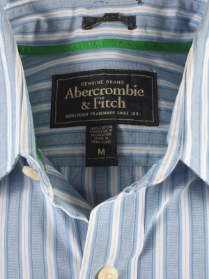 Abercrombie&Fitch Vintage Long Sleeve Shirt Blue/Stripes Size M- SH2052-15820