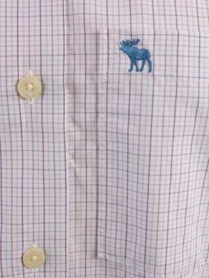 Abercrombie&Fitch Vintage Long Sleeve Shirt Purple/Stripes Size M- SH2069-15950