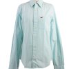 Hollister Vintage Long Sleeve Shirt Aqua/Stripes Size M - SH2083-0