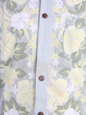 O'Neall Vintage Short Sleeve Summer Shirt Grey/Design Size M - SH295-16546
