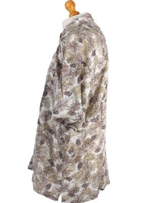 Sun Casuals Vintage Short Sleeve Summer Shirt White/Design Size 2X - SH306-16556