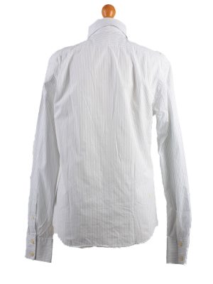 Abercrombie&Fitch Vintage Long Sleeve Shirt White/Stripes Size S- SH2058-15887