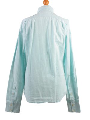 Hollister Vintage Long Sleeve Shirt Aqua/Stripes Size M - SH2083-15906