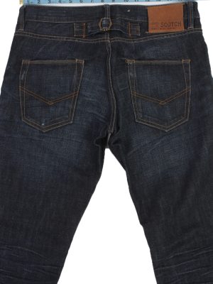 Scotch Vintage Jeans with Button Unisex Blue W31 L35 -J1677-20142