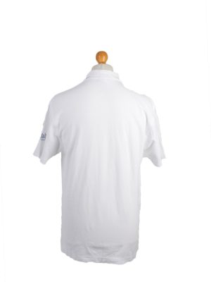 B&C Vintage Casual Men Polo Shirt White Size L -PT0261-24154
