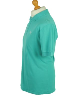Puma Vintage Casual Men Polo Shirt Aqua Chest Size 43" -PT0277-24205