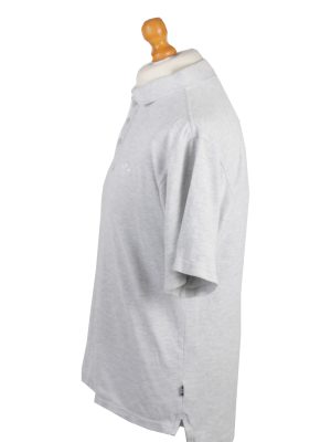 Adidas Vintage Casual Men Polo Shirt Grey Chest Size 45"-PT0307-24341
