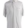 Bosch Vintage Casual Men Polo Shirt Gray Chest Size 48" -PT0442-0