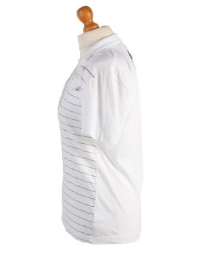 G-Star Vintage Casual Women Polo Shirt White/Stripes Size XL -PT0454-24781