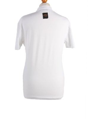 G-Star Vintage Casual Women Polo Shirt White/Stripes Size XL -PT0454-24782