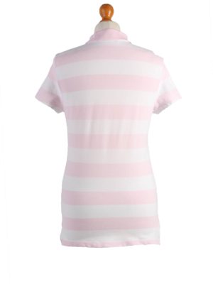 Tommy Hilfiger Vintage Casual Women Polo Shirt Pink Chest Size 34" -PT0464-24809