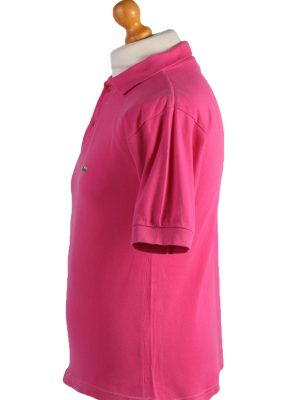 Lacoste Vintage Casual Men Polo Shirt Pink Chest Size 39" -PT0505-24936