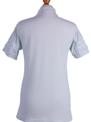 Lacoste Vintage Casual Women Polo Shirt Green Chest Size 37_ -PT0583-25174