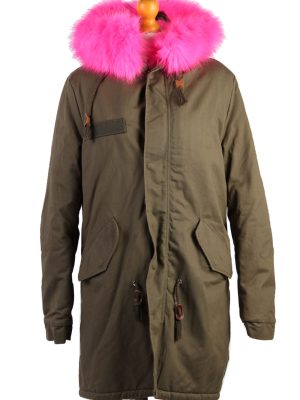 Faux Fur Parka -C482-0