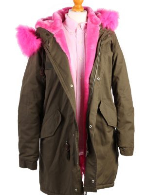 Faux Fur Parka -C482-38050