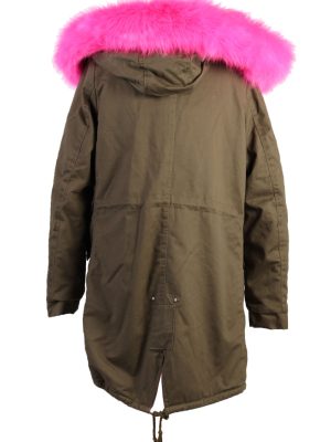 Faux Fur Parka -C482-38051