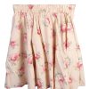 Floral Print Skirt - Cream - SK008-0