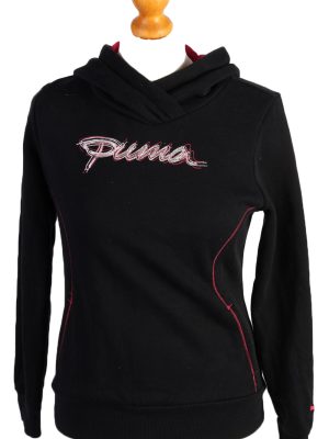 Vintage Puma Tracksuit Top Black / XL -SW1558-0