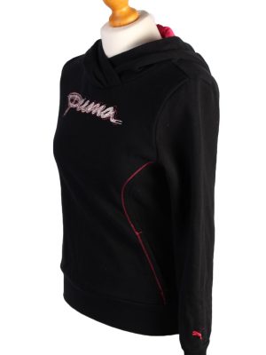 Vintage Puma Tracksuit Top Black / XL -SW1558-41952