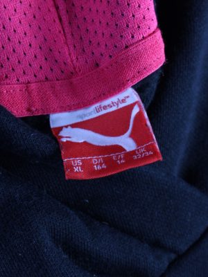 Vintage Puma Tracksuit Top Black / XL -SW1558-41954