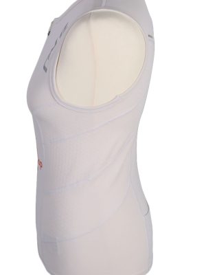 Sleeveless Cycling Running Jersey Tops - E. Size XS - White - CW0347-43531
