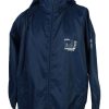 Windbreaker by ET Sport Vintage Raincoat - Navy - RC114-0