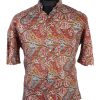 La Chemiserie Abstract Floral Patterned Shirt - M, L - Multi - SH2548-0