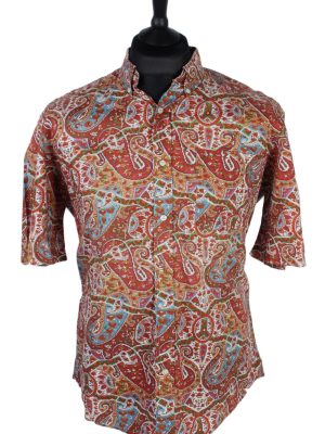 La Chemiserie Abstract Floral Patterned Shirt - M, L - Multi - SH2548-0