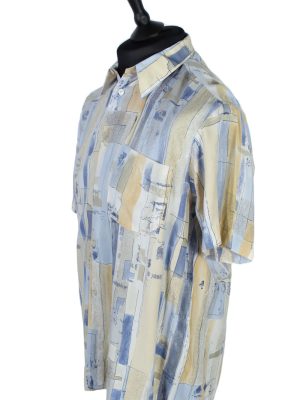 Yves Dorsey Abstract Patterned Shirt - M - Multi - SH2563-44920