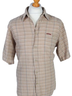 Lee Cooper Vintage Checked Short Sleeve Shirt M Multi - SH2592-0