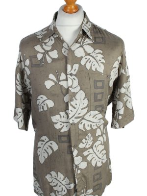 Campia Floral Patterned 80s 90s Shirt - M Multi - SH2673-0