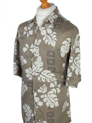 Campia Floral Patterned 80s 90s Shirt - M Multi - SH2673-45915