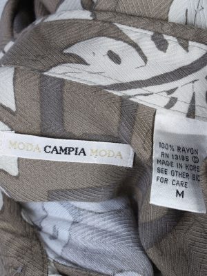 Campia Floral Patterned 80s 90s Shirt - M Multi - SH2673-45913