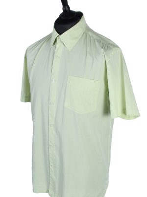 Chevignon Vintage Plain Short Sleeve Shirt - XL Yellow - SH2719-47833