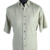 Pierre Cardin Vintage Plain Shirt Sage Green M/L - SH2739-0