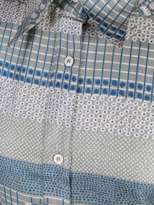 Gold Ages Blouse 70s Vintage Floral Patterned - M , L Multi - LB030-49452