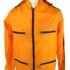 UNISEX Vintage Raincoat & Windbreaker - S,M Orange - RC285-0