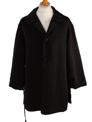 Vintage N/A Designer Retro Coat M , L Black -C486-0