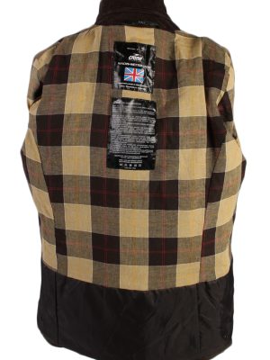 Vintage Crane Blanket Inner Waxed Coat Chest: 45 Brown -C511-51011