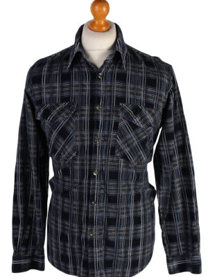 Vintage Laviino Corduroy Checked Shirt - L Multi - SH2862-0
