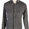 Vintage Super Speed Corduroy Striped Shirt - L Multi - SH2863-0
