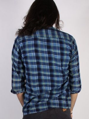 Vintage 90s Southwest Castle Mens Checked Flannel Shirt - L Multi - SH2988-55328
